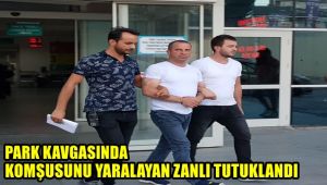 Park etme kavgasında komşusunu yaralayan zanlı tutuklandı