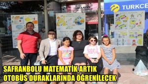 SAFRANBOLU MATEMATİK ARTIK OTOBÜS DURAKLARINDA ÖĞRENİLECEK