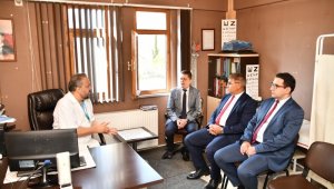 Vali Gürel, Aile Sağlık Merkezlerinin hizmetleri hakkında bilgi aldı