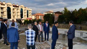 Vali Gürel, milletvekilleri ile birlikte incelemelerde bulundu