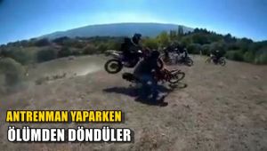Antrenman yaparken ölümden döndüler