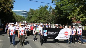 Avrupa Hareketlilik Haftası kapsamında yürüyüş düzenlendi