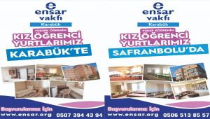 Ensar vakfından yurt duyurusu