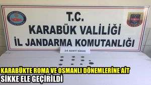 Karabük'te Roma ve Osmanlı dönemlerine ait sikke ele geçirildi