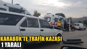 Karabük'te trafik kazası: 1 yaralı