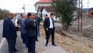 Kaymakam Ürkmezer'den köy ziyareti