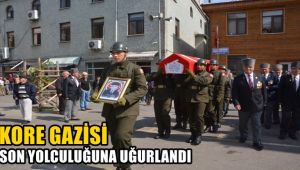 Kore gazisi, son yolculuğuna uğurlandı