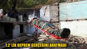7.2'lik deprem tatbikatı gerçeğini aratmadı