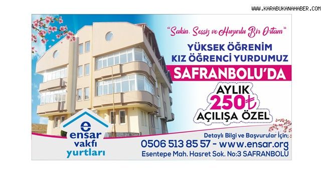 Ensar Vakfı yurt başvuruları devam ediyor