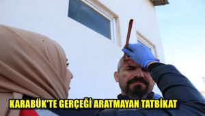 Karabük'te gerçeğini aratmayan tatbikat