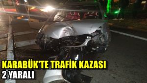Karabük'te trafik kazası: 2 yaralı