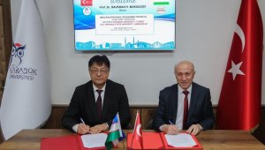 KBÜ ile Özbekistan Fergana Devlet Üniversitesi arasında iş birliği