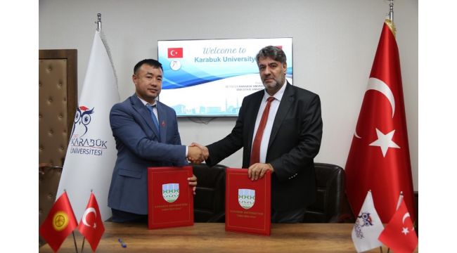 Kırgızistan OŞ Devlet Üniversitesi ile iş birliği protokolü
