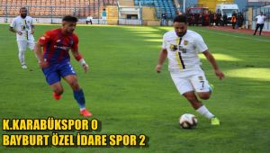 TFF 2. Lig: Kardemir Karabükspor: 0 - Bayburt Özel İdarespor: 2