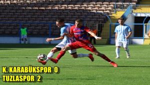 TFF 2. Lig: Kardemir Karabükspor: 0 - Tuzlaspor: 2