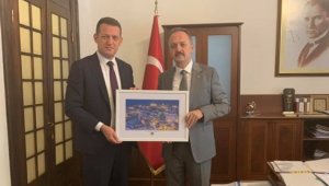 Ürkmezer'den Müzeler Genel Müdürü Yazgı'ya ziyaret
