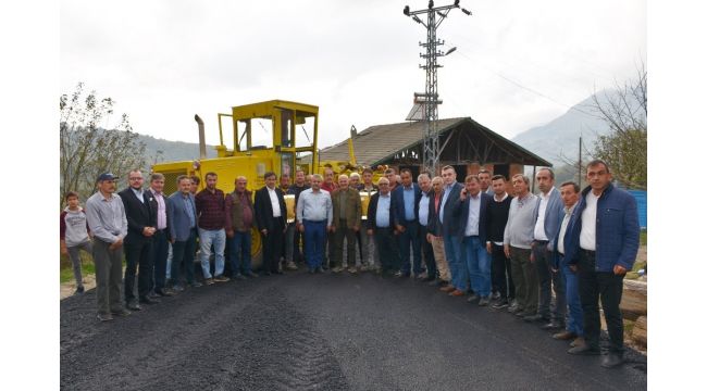 Yenice ilçesine bağlı köylerde asfalt çalışmaları başladı