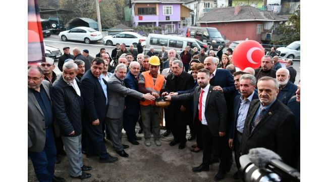 Karabük'te 5. kule asansörün temeli atıldı