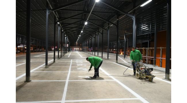 Karabük'te kapalı pazar yeri inşaatı tamamlandı