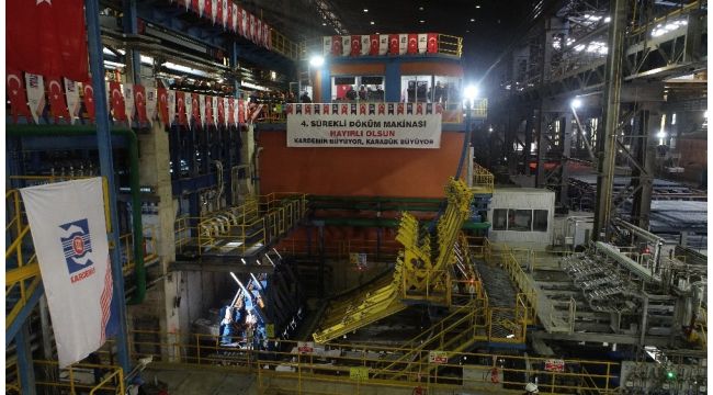 KARDEMİR 150 milyonluk yatırımla 3,5 milyonluk üretim hedefi için önemli bir adım daha attı