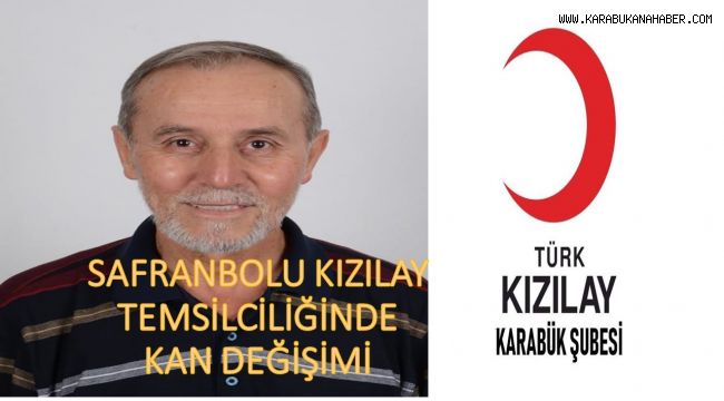 Safranbolu Kızılay' da Bayrak değişimi
