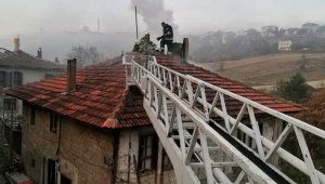 Safranbolu'da baca yangını korkuttu