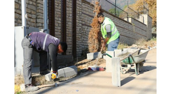 Safranbolu'da belediye çalışmaları sürüyor