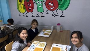 Safranbolu'da taşımalı eğitim öğrencilerinin yemeği öğretmenevinden