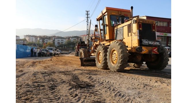Safranbolu'da üstyapı çalışmaları