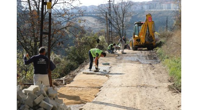 Safranbolu'da üstyapı çalışmaları