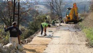 Safranbolu'da üstyapı çalışmaları