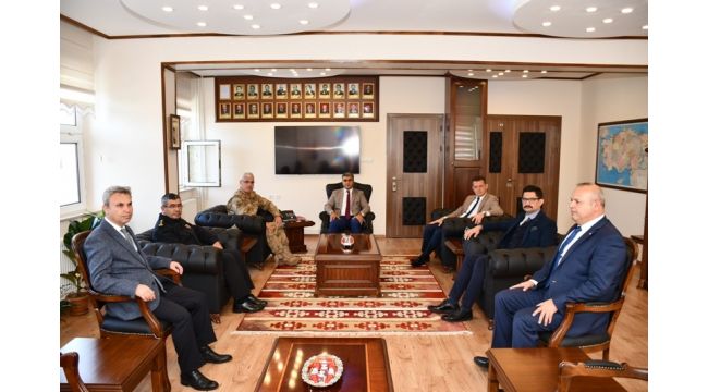 Vali Gürel'den Albay Başkök'e ziyaret