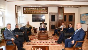 Vali Gürel'den Albay Başkök'e ziyaret