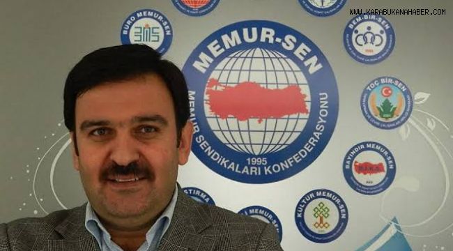 10 Aralık Dünya İnsan Hakları Günü ile ilgili Karabük Memur-Sen İl Temsilcisi Zeki ÖZ'ün yaptığı basın açıklaması