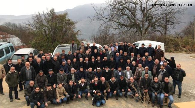 Ak Parti heyeti Ovacık muhtarları ile bir araya geldi.