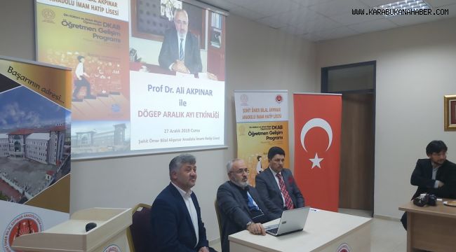 Aralık Ayı DÖGEP Buluşması Prof. Dr. Ali AKPINAR'ın Katılımı İle Yapıldı