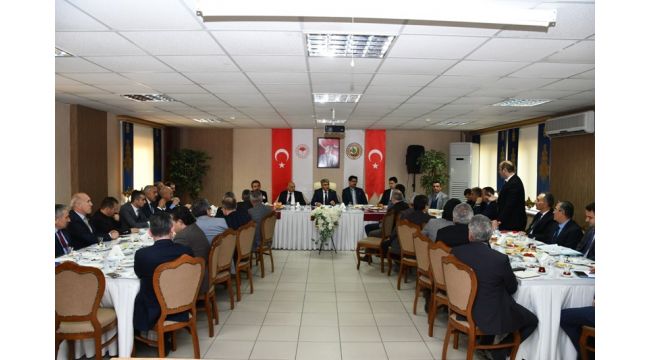 İl idare şube başkanları toplantısı Vali Gürel Başkanlığında yapıldı