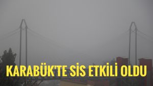 Karabük'te sis etkili oldu