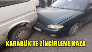 Karabük'te zincirleme kaza