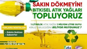 Safranbolu'da atık yağlar toplanıyor