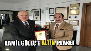 SHÇEK'ten Güleç'e altın plaket ve madalya