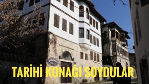 Tarihi konağı soydular