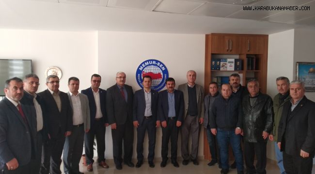 Ulaştırma Memur-Sen Genel Başkanı Kenan Çalışkan Karabük'te