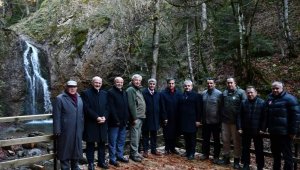Vali Gürel ve milletvekilleri Baklabostan Tabiat Parkını inceledi