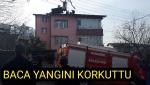 Baca yangını panik oluşturdu
