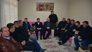 Başkan Çaylı yaralanan askeri baba ocağında ziyaret etti