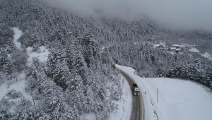 Karabük'e yağan kara en çok Bartınlılar sevindi