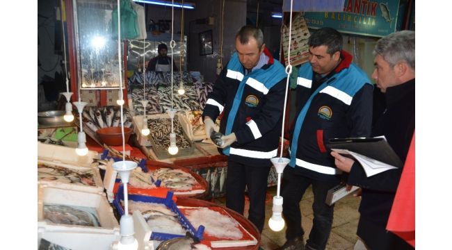Karabük'te balık tezgahlarında denetim yapıldı