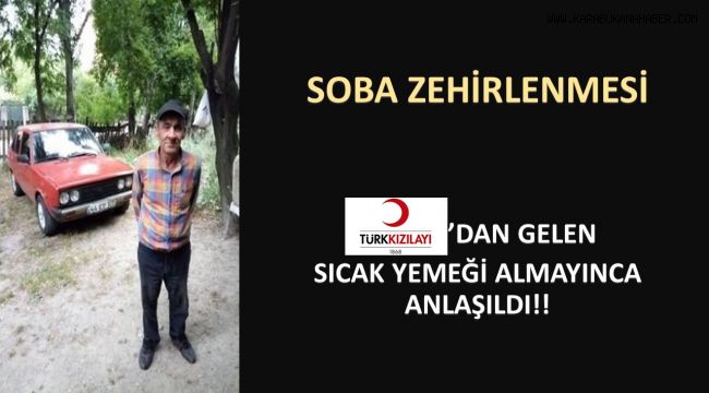 Kızılay'dan Gelen Yemeği Almayınca Anlaşıldı