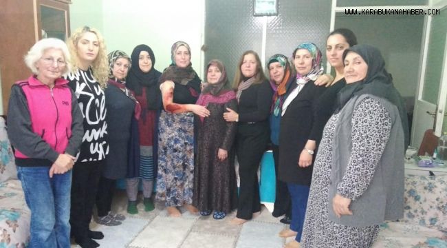 Milliyetçi Hareket Partisi Karabük Kadın Kolları İl Başkanlığından Geçmiş Olsun ve Destek Ziyareti
